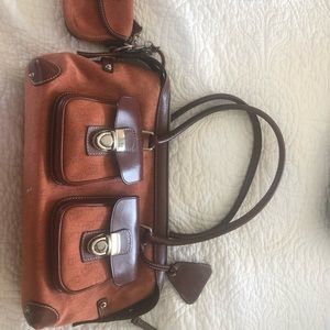 Dooney and Bourke double pocket tote